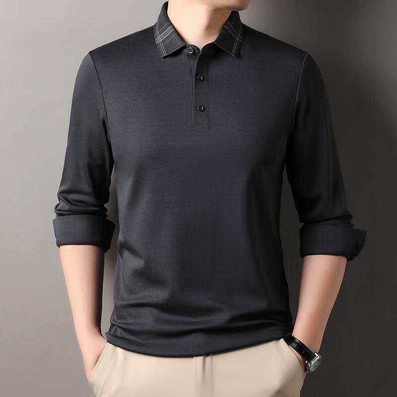Мужская рубашка-поло с длинным рукавом Firstview в стиле business casual S