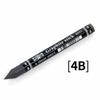 Kuxile Woodless Graphite Stick Pencil - Hexagonal HB, 2B Thick Black for Sketching & Drawing