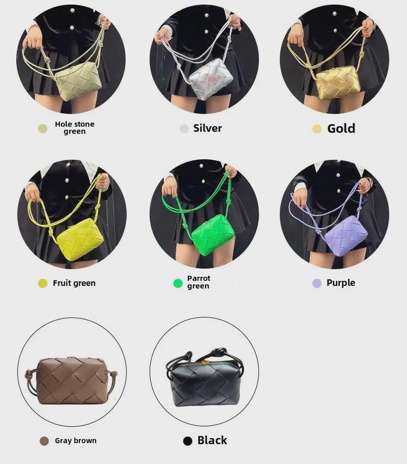 2024 Fashion Knot Hand-Woven Cowhide Crossbody Bag