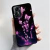Für ZTE Blade A72S A7050 Hülle Für ZTE Blade V41 Smart Cover Luxus Mode Schmetterling Blume Silikon Weich Schwarz TPU Stoßfänger Schale