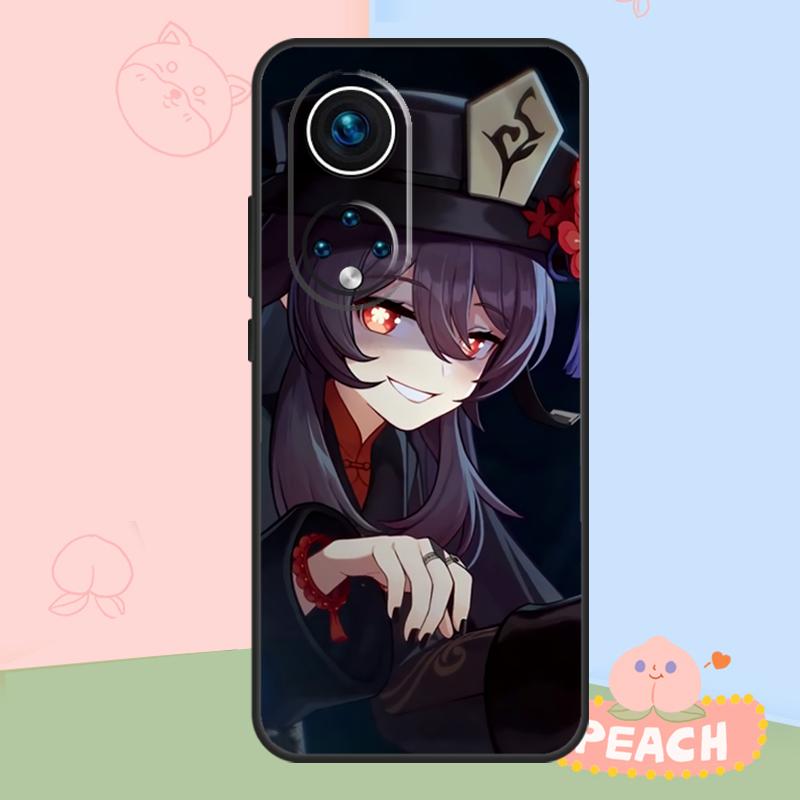 Hu Tao Genshin Impact Case For Honor Magic 6 7 8 Pro Honor 400 200 50 70 90 Lite X8b X8c X9b X9c X9d Win RT Cover