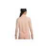 Nike Logo Print Stand Collar Half-Zip Long Sleeve T-Shirt Women Tops Pink DD6800-800