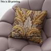 Vintage Blattgold-Druck Kissenbezüge Muster Kissenbezug Geeignet für Sofa Schlafzimmer Auto Kissenbezug