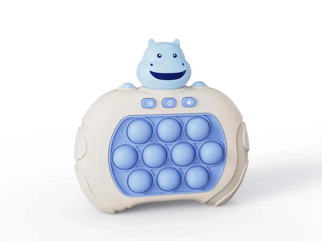 Push Quick Pop Fidget Toys Light Up Fidget Toy Electric Pop Bubble Game Controller Handheld Toys Birthday For Kids Girls