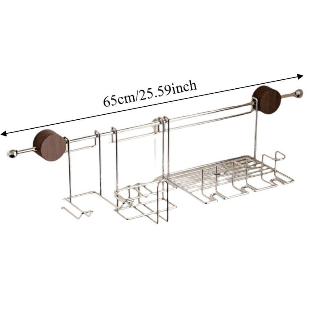 Waterproof Suction Cup Bathroom Shelf Luxury Style Wall Mount Storage Holder Cosmetics Storage