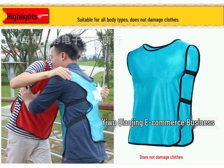 Rip-Ready Velcro Name Tag Running Vest - Team Uniform Style