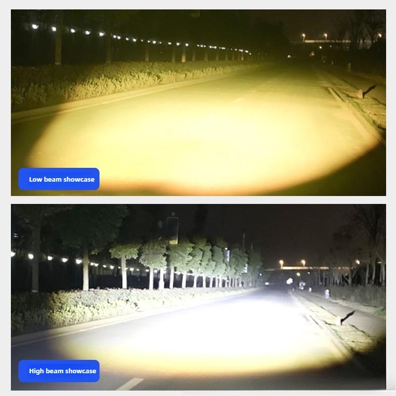 M6 Pisică Față Mare Motocicletă LED Lumină Puternică Super Luminoasă Lumină Pavaj cu Lentilă Lumină Auxiliară Vehicul Electric Far Extern