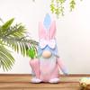 Soft Easter Rabbit Ears Faceless Doll Cute Rabbit Gnome Doll Faceless Gnome Bunny Doll  Friends
