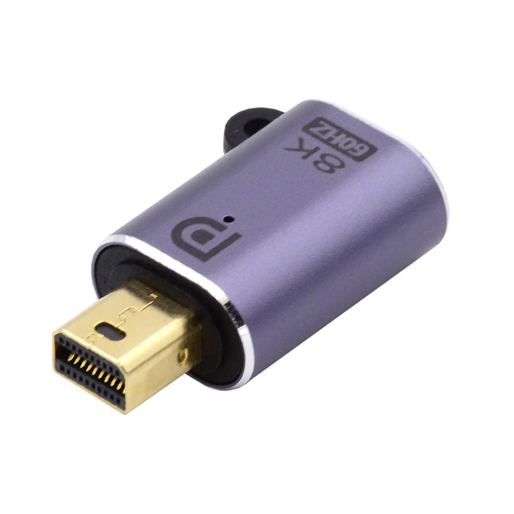 Xiwai 8K Mini DisplayPort Male To Mini DP Female 60hz Adapter for UHD 4K 144hz Ultra HD Laptop PC Monitor Video 1.4 76804320