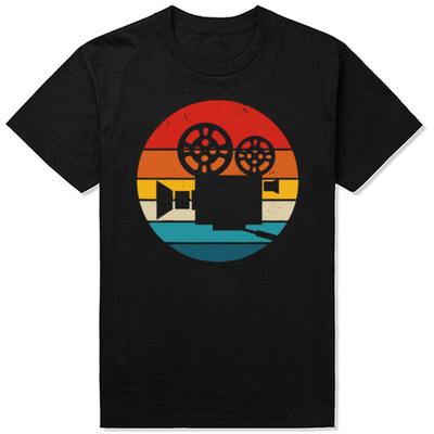 Graphic Cotton Streetwear Short Sleeve Vintage Movie Director Gifts T-shirt Camera Vintage Film Making Filmmaker T Shirt Summer