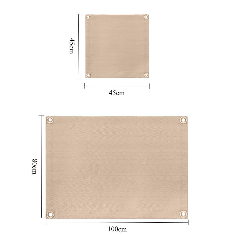 Barbecue Fire Protection Pit Mat Camping Picnic Barbecue Mat High Temperature Ironing Fire Retardant Carpet Outdoor Indoor