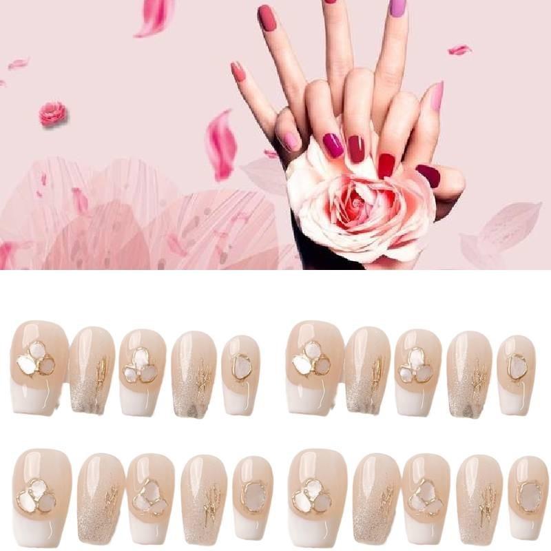 Fashionable Seashell Nail Stickers Wholesale High-quality Wearable French Style