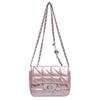 Trendy Black White Pink Silver Pu Small Square Shoulder Bag For Stylish Women
