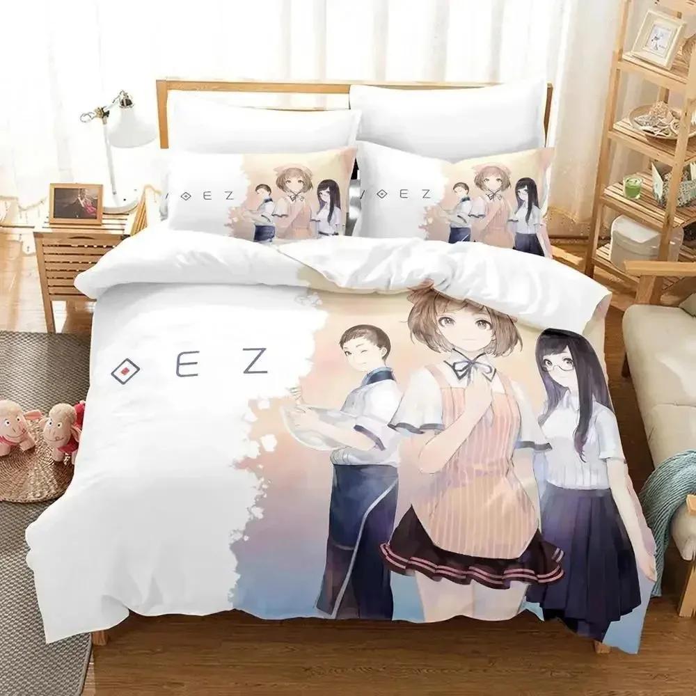 Comforter Game Voez Bedding Set Single Twin Full Queen King Size Bed Set Adult Kid Bedroom S 3D Print Anime Bed