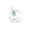 Sky Blue Topaz Gemstone 925 Sterling Silver Jewelry Pendant1.65" For Bridal Gift PP-61-6