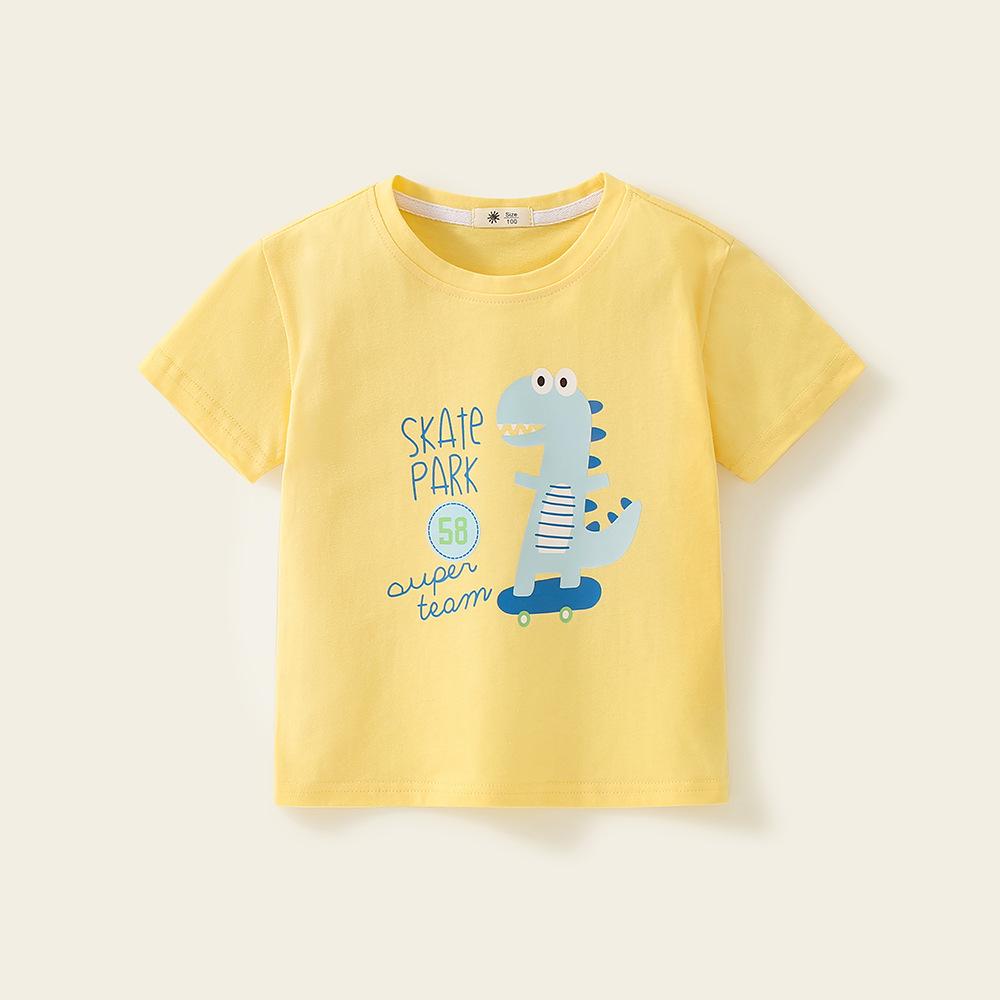 Children's Short-Sleeved T-shirt Summer New Boys' Fashionable Korean Style Trendy Loose Children's Clothing