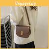 Retro Small Bag Women's 2023 New Trendy Fashion Solid Color One-shoulder Diagonal Crossbody Casual Armpit Saddle Bag