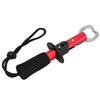 Fish Lip Gripper Stainless Steel Fish Grip Holder Fishing Tool with Wrist Strap Fishing Gear Accessories