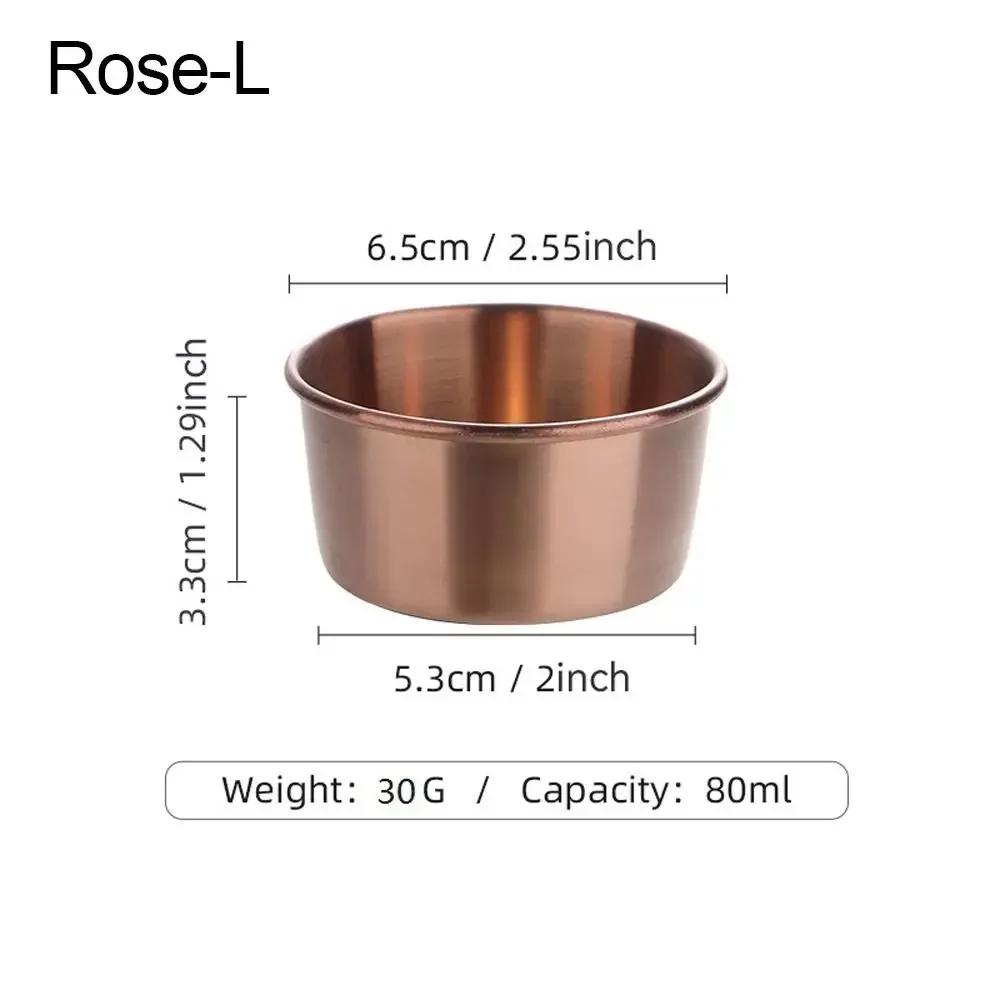 High Quality Stainless Steel Seasoning Dishes Multifunctional Mustard/Salad/Tomato Sauce Condiment/Sauce Sauce Cup Dip Tray