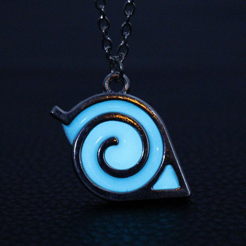 Necklace Naruto Luminous With Alloy Pendant Jewelry For Fans And Giving Gift