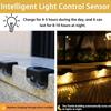 Solar Stair Riser Lights Waterproof Wall Mounted LED for Outdoor Steps Balcony Fence and Garden Accent Lighting