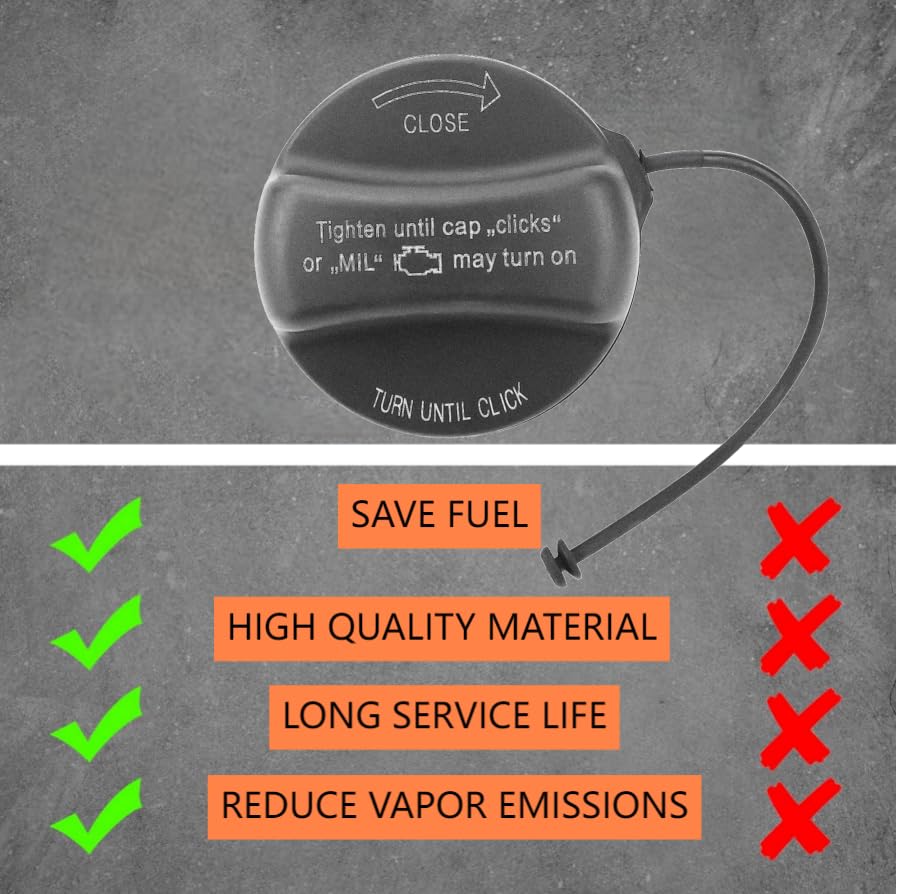 RUILAOYXT 16117222391 BMW Gas Cap Fuel Tank Cap for BMW 128i 320i 325i 328i