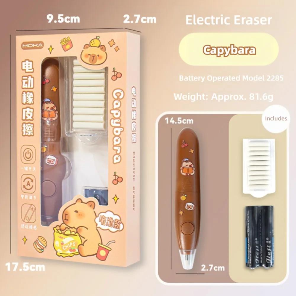 Cartoon Cartoon Design Elektrisches Radiergummi Set Batteriebetrieben mit austauschbarem Kern Automatisches Radiergummi Kein Schmutz Radiergummi Schüler Gebrauch