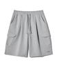 FILLUMINATE Cargo Bermuda Sweat Shorts - Melange Grey