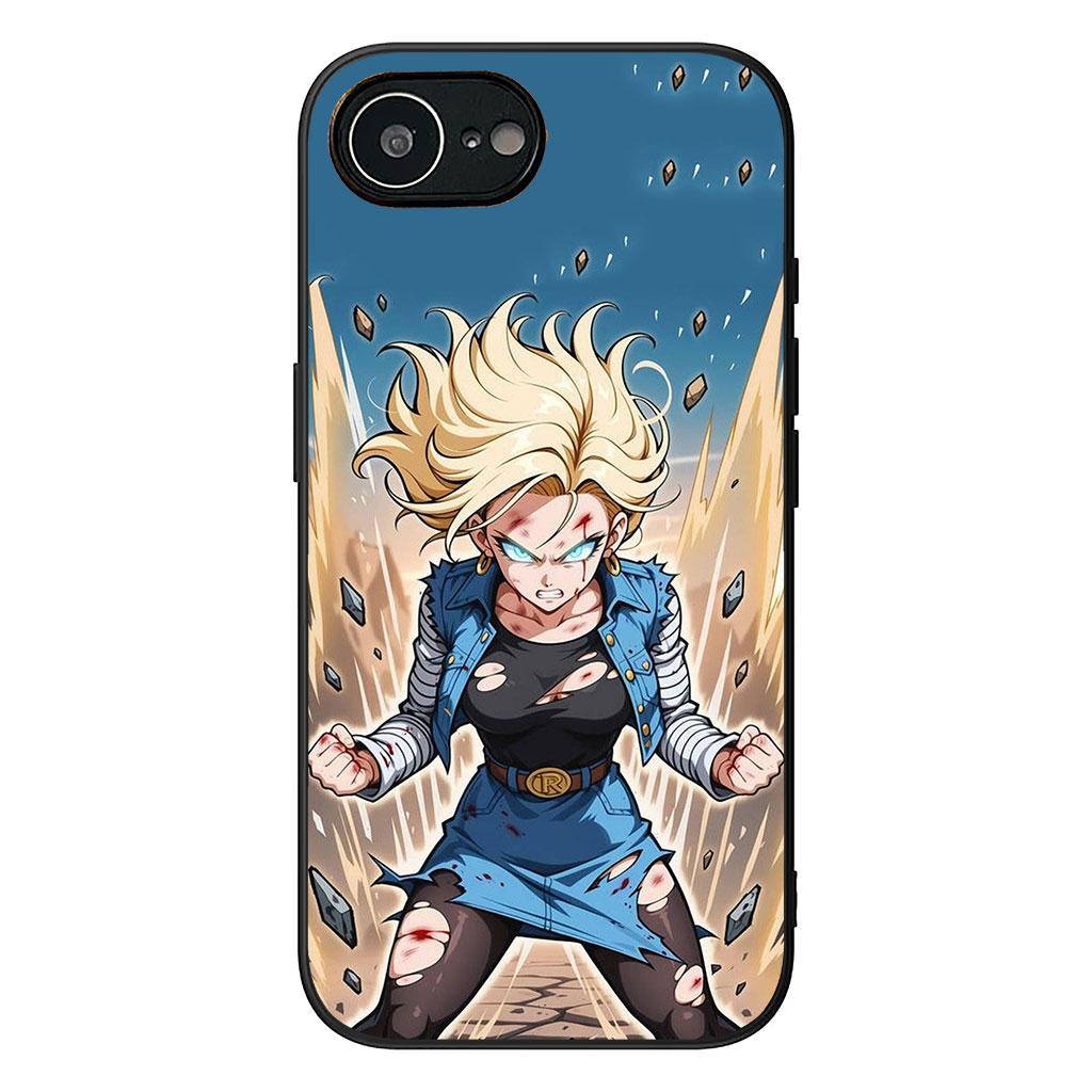 For Samsung Galaxy A36 A17 A26 A07 A35 A54 A53 A13 A33 A34 S8 S9 S20 S21 FE S10 Plus Case Android 18 Dragons Son Gokus Balls