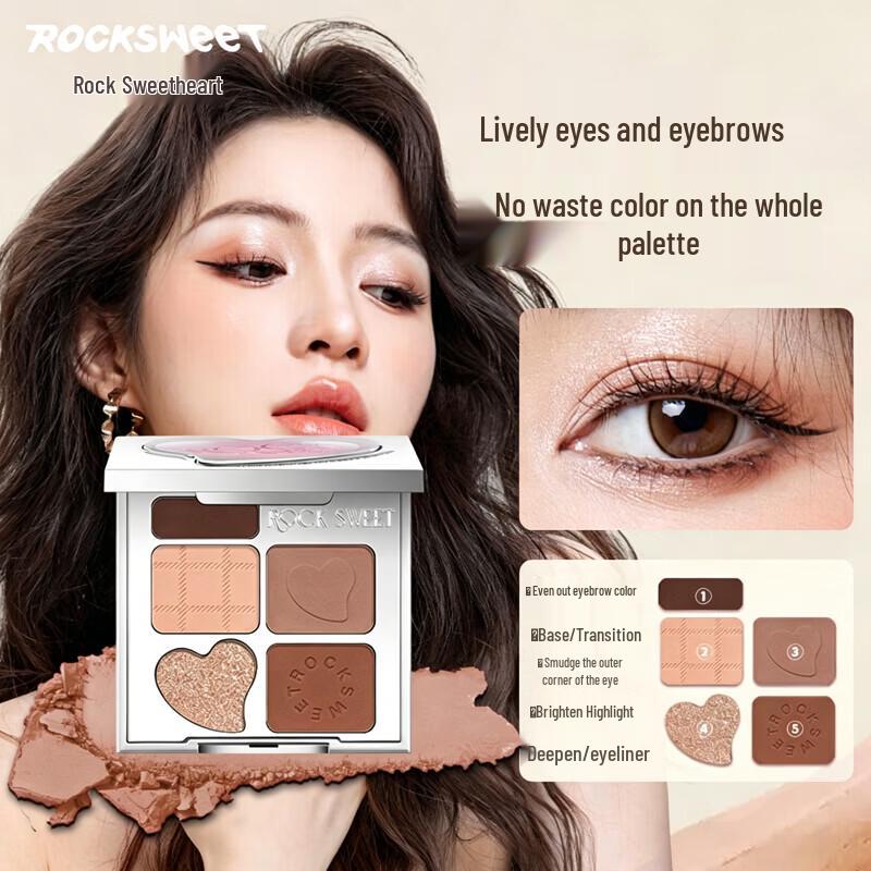 ROCK SWEET 5-Color Eye & Brow Palette