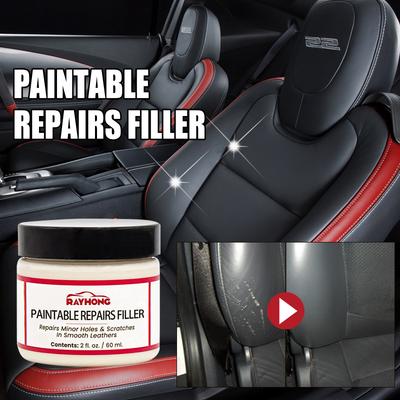 Leder Reparaturpaste Naturleder Füllstoff Reparaturmasse Leder Restaurierungscreme Für Risse Risse Brandlöcher Füllstoff