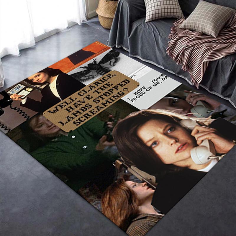 The Silence of the Lambs Carpet Rug for Living Room Bedroom Home Sofa Decoration,Kids Play Non-slip Floor Mat