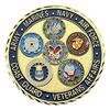 Veterans Affairs Coast Guard Commemorative Medal Collectibles of the United States Navy, Land and Air Forces Honor Commemorative