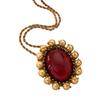 Fashion French Versatile Ruby Necklace Women'S Premium Retro Single Layer Fashion Temperament Jewelry Batch