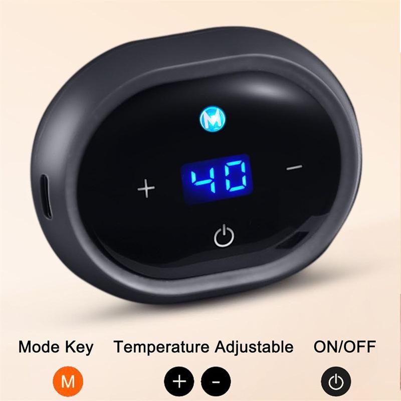 JINKAIRUI Massaggiatore lombare wireless con cintura massaggiante termica cuscinetto riscaldante per alleviare il mal di schiena cintura per la schiena scaldamuscoli supporto lombare