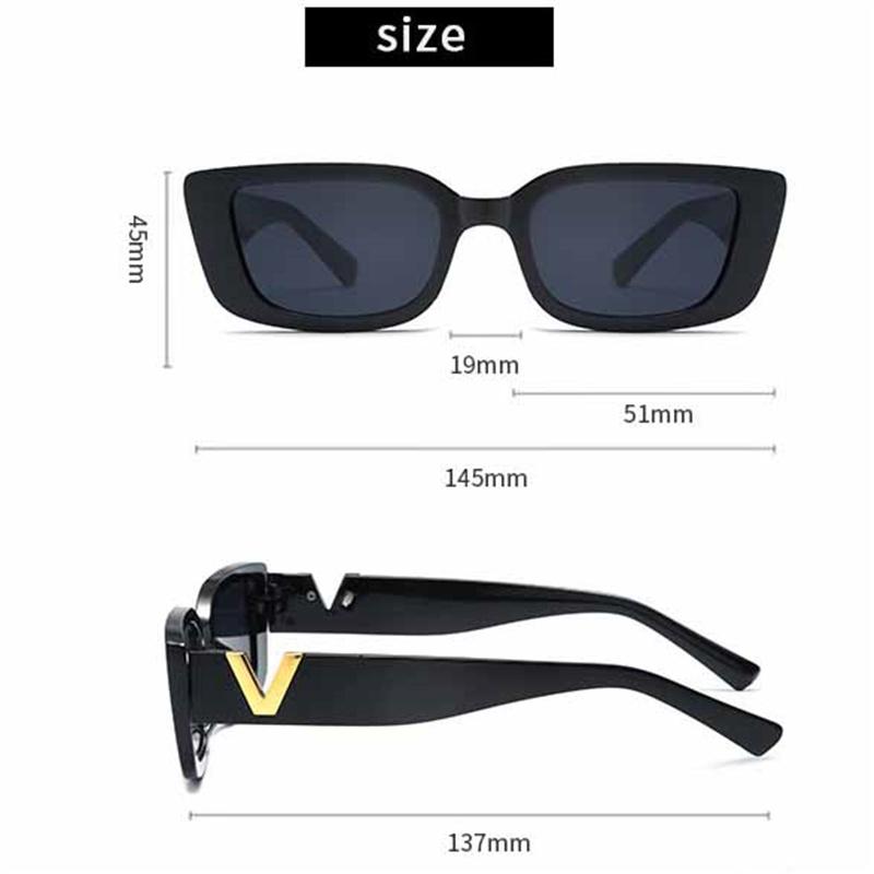 Occhiali da Sole con Montatura Quadrata alla Moda Occhiali Occhiali da Vista Donna Ragazza Non polarizzati Accessorio Moda
