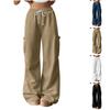 Women's Casual Straight Leg Trendy Pants for Work, Weekend and Lounging