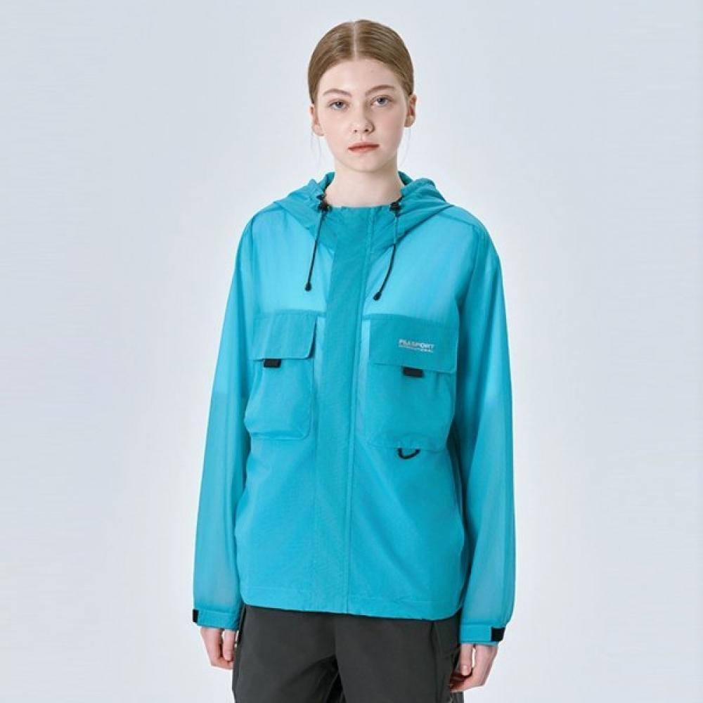 

Fila Lightweight Ripstop Pocket Windbreaker AQUA/100