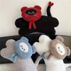 Cartoon Cute Doll Home Decor Plush Cat Pillow Soft Waist Pillow for Living Room Sofa Dorm Bedside Cushion for Kids Nap