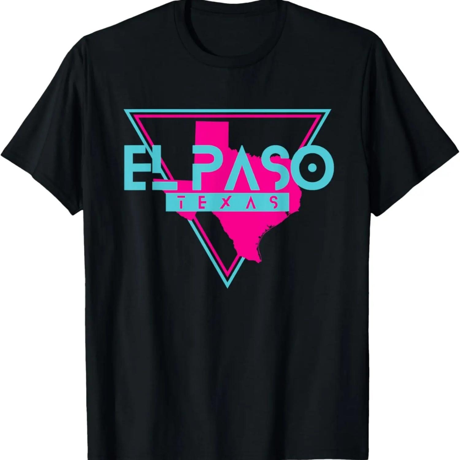 El Paso Texas T Shirt Triangle TX Souvenirs S