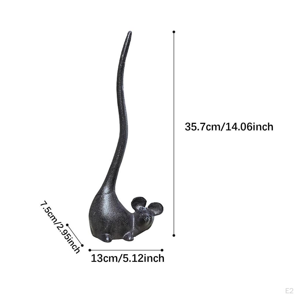 Paper Towel Holder, Roll Holder Stand, Farmhouse Mouse Toilet for