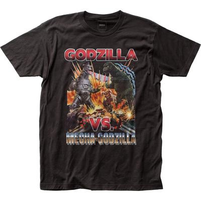 Godzilla Godzilla VS. T-shirt unisexe noir Mecha-Godzilla pour homme, inspiré du film culte.