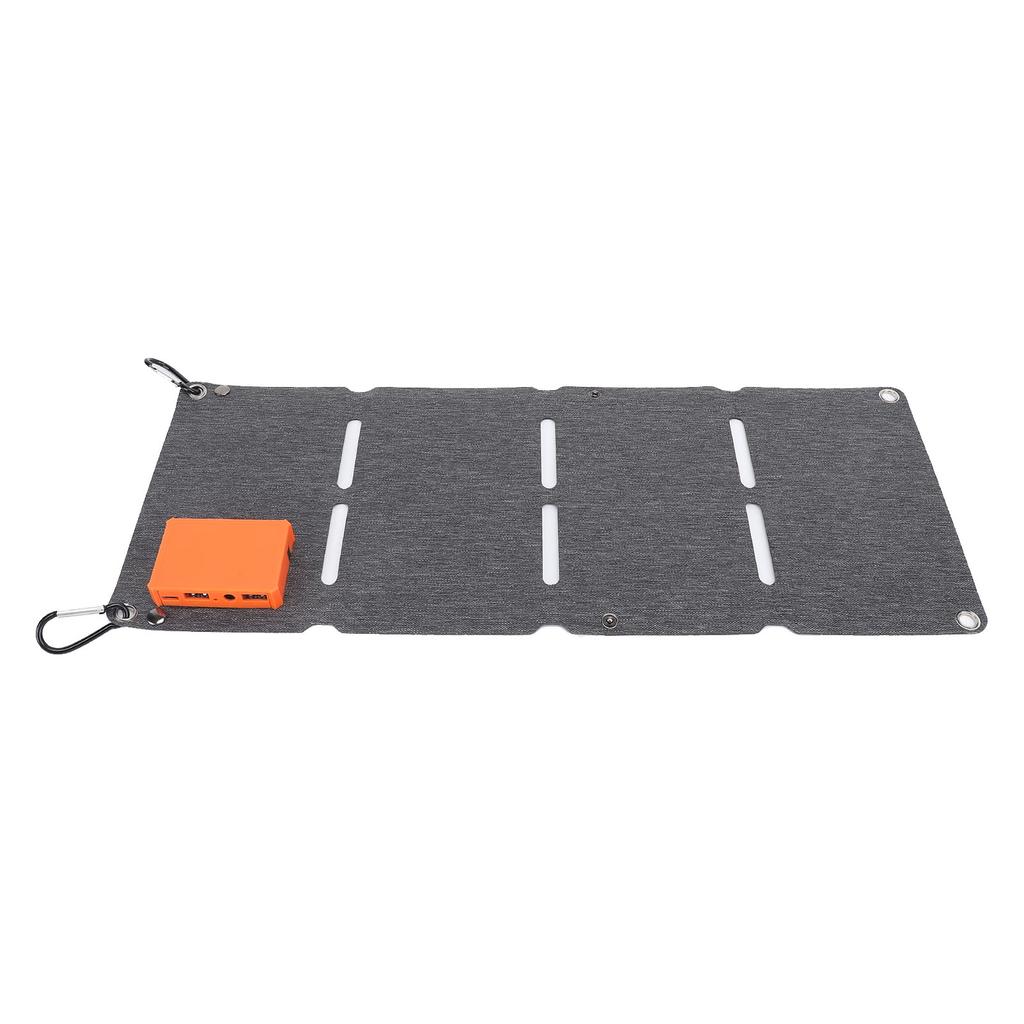 Foldable Solar Panel 40W Monocrystalline Silicon Fast Charging QC Dual USB Regulator Output 4 Folds 