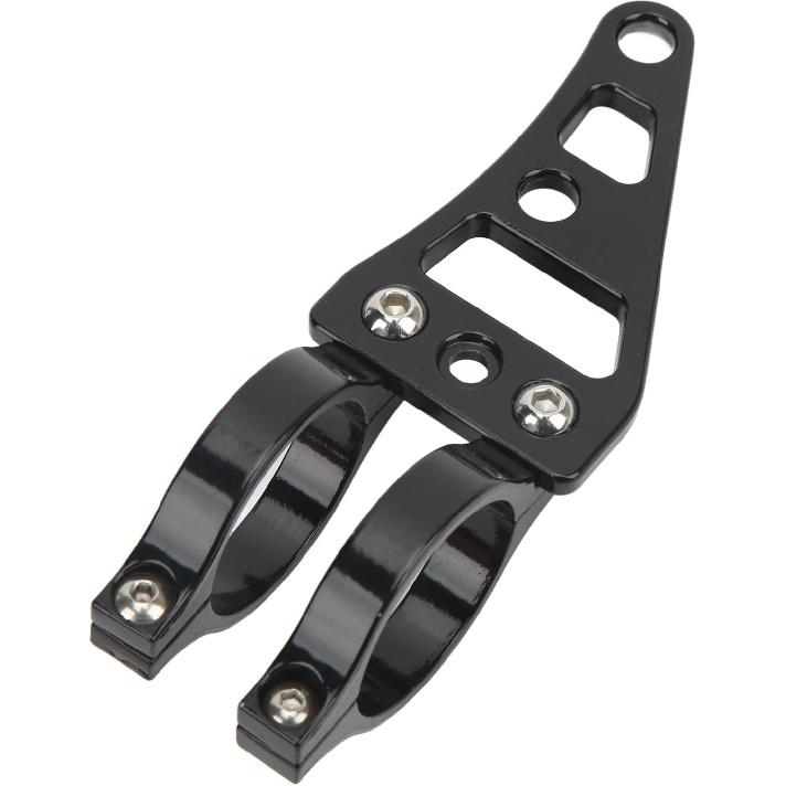 Fork Headlight Mount Bracket, Aluminum Alloy Head Lamp Holder Clamps 2 Pcs Fork Headlight Mount Bracket 41mm Motorcycle Head Lamp Holder Clamps
