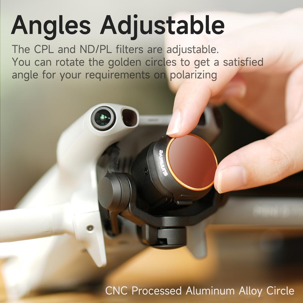 Objektivfilter für DJI Mini 5 Pro MCUV CPL ND8 ND16 ND32 ND64 NDPL Objektivfilter-Set für DJI Mini 5 Pro Drohnenzubehör