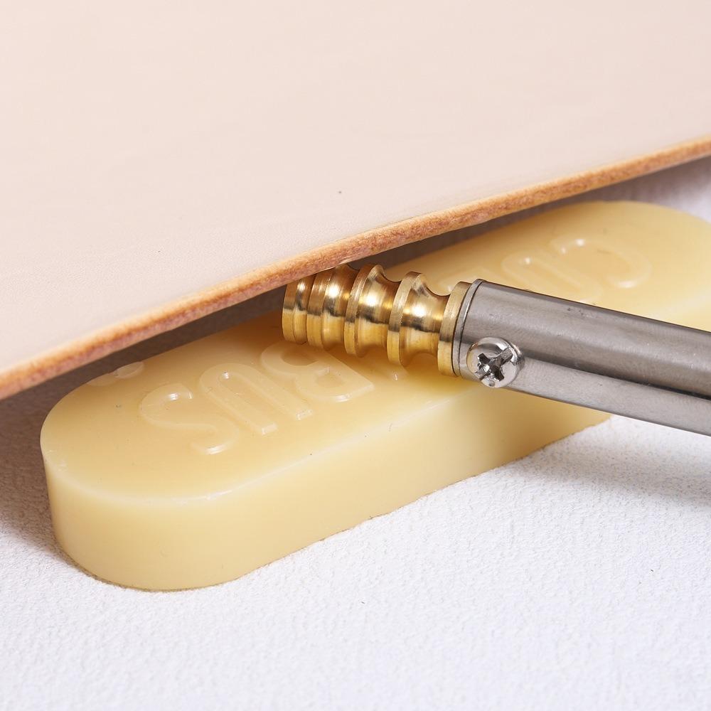 Pressing Line Leather Edge Slicker Brass Leather Edge Sealing Machine  DIY Handwork