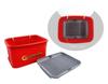 Taka Sangyo 11-Square Bait Bucket with Double Bottom and Lid, Small Color cannot be specified.