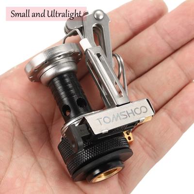 Mini Backpacking Canister Stove Burners Camping Outdoor Cooking