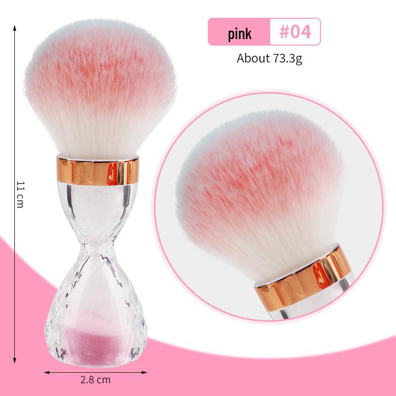 

Кисть для удаления пыли с ногтей «Песочные часы» - Мягкая щетина, Большая головка для очистки и макияжа.