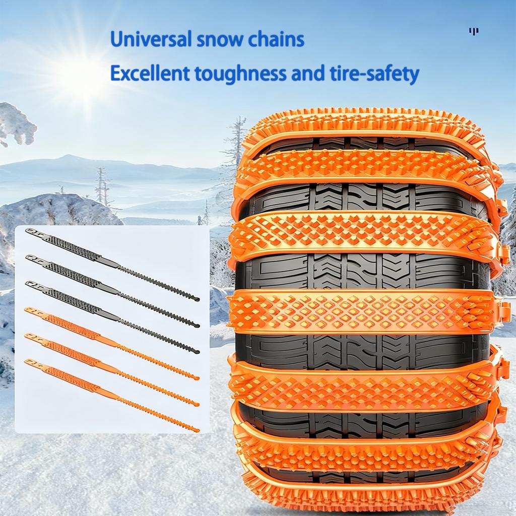 Tire Chains Wheel Ties Belts Adjustable 10piece Snow Truck Tire Chains For Ice Winter Hiking Trailer Offroad Lawn Fishing